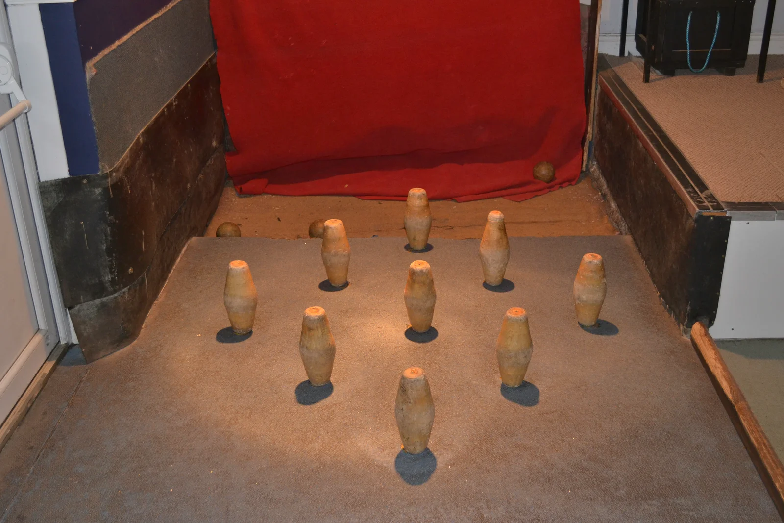 Skittles alley and pins at Haydon Que Club